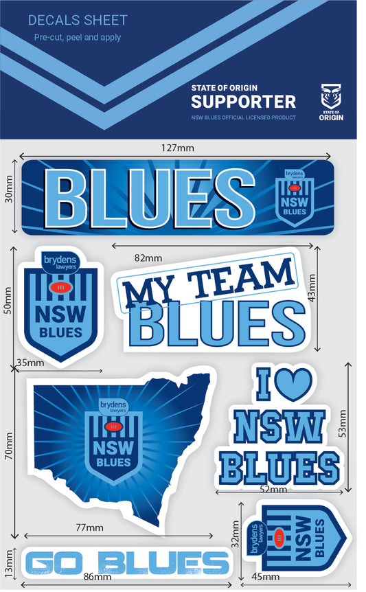 New South Wales Blues  Decals Sheet