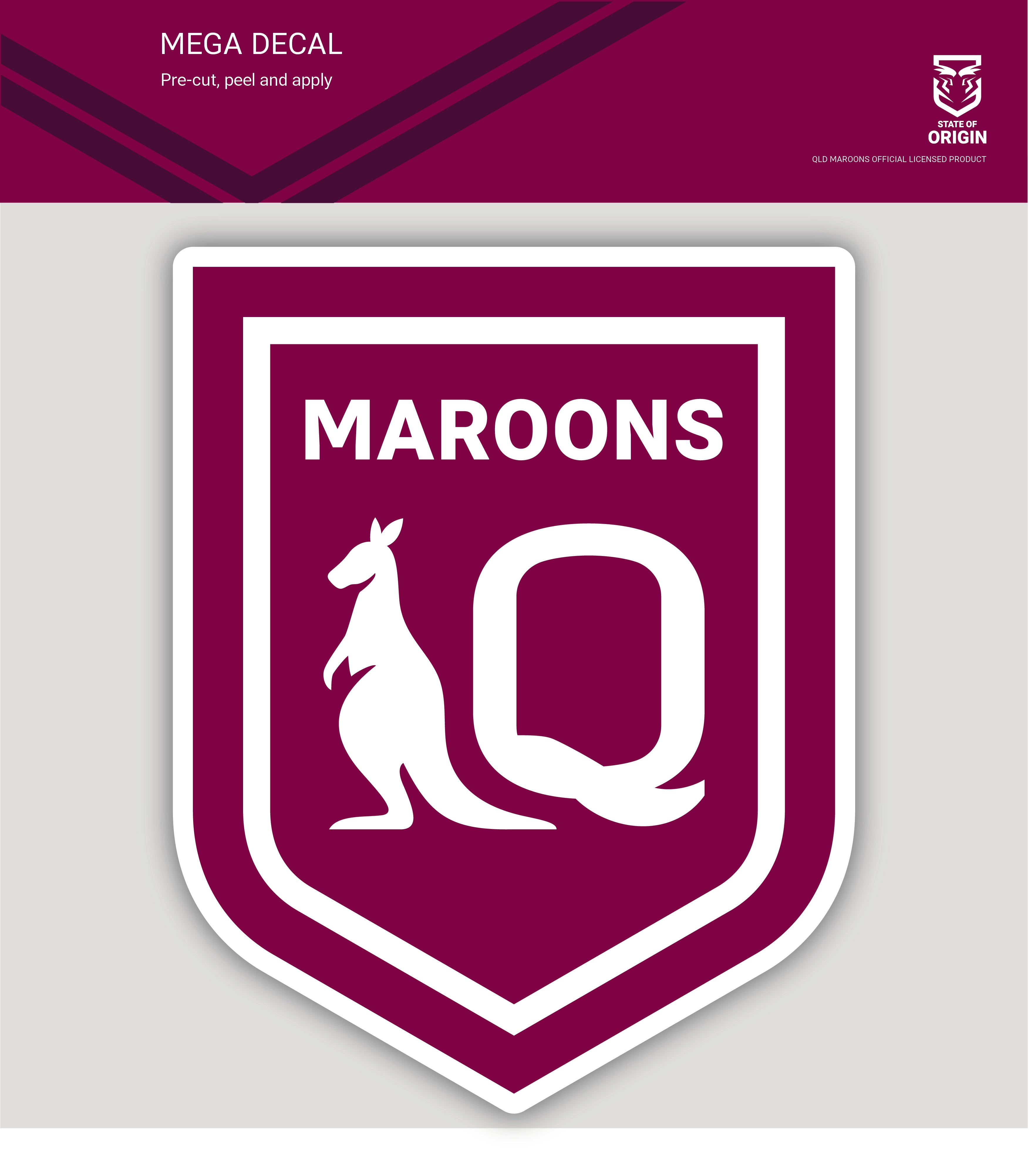 Queensland Maroons Mega Decal – FANtastic Stickers